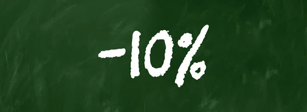 10% Rabatt Web Sticker Button — Stockfoto