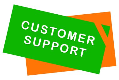  Müşteri desteği Web Yapıştırıcı Düğmesi