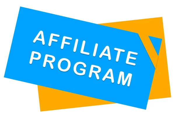 Affiliate program web matrica Button — Stock Fotó