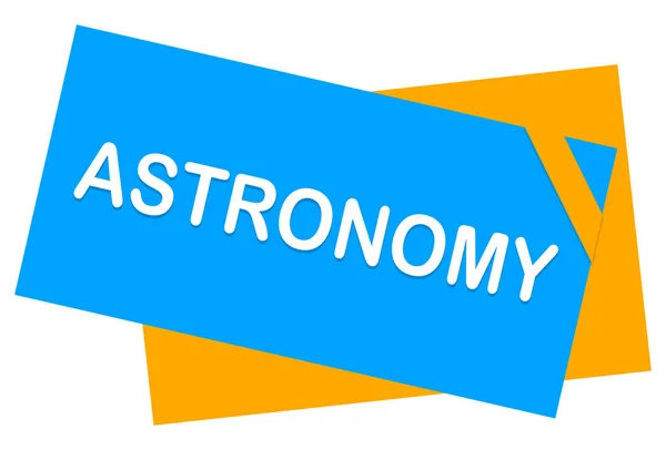 Astronomie web Sticker Knopf — Stockfoto