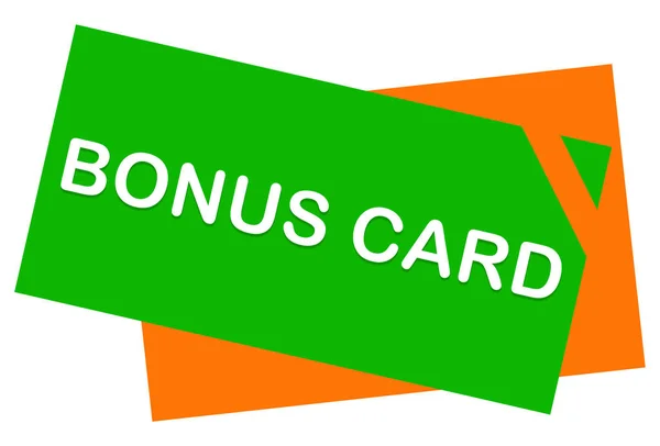 Bouton autocollant de carte bonus — Photo