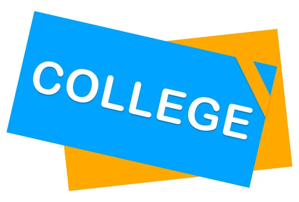 College Web sticker knop — Stockfoto