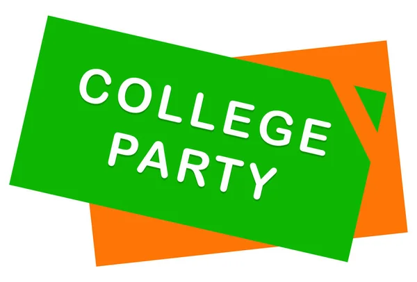 Веб - сайт Партії коледжів — стокове фото