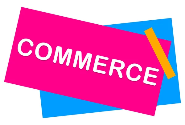 Commerce web Sticker Button — Stock Photo, Image