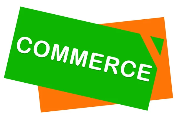 Commerce web Sticker Button — Stock Photo, Image