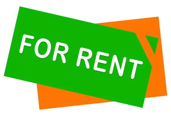 For rent web Sticker Button — Stock Photo, Image