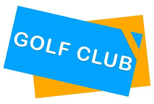 Golf Club web Sticker Button — Stock Photo, Image