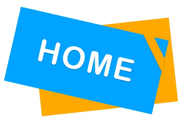 Home web Sticker Button — Stock Photo, Image