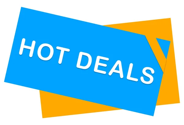 Hot deals web Sticker Button — Stockfoto