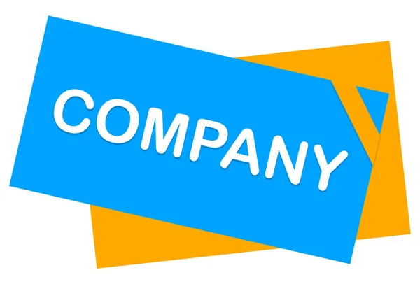 Company web Sticker Button — Stock Photo, Image