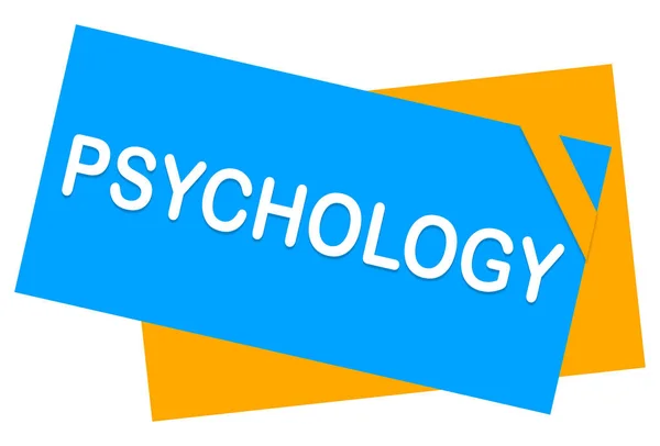 Psychologia web Przycisk naklejki — Zdjęcie stockowe