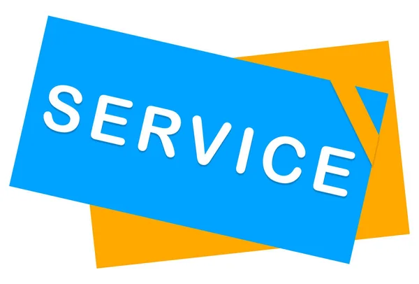 Service Web Sticker Button — Stockfoto