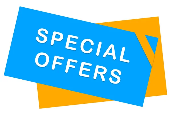 Special offers web Sticker Button — Stock Photo, Image