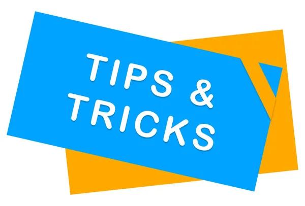 Tipps & Tricks Web Sticker Button — Stockfoto