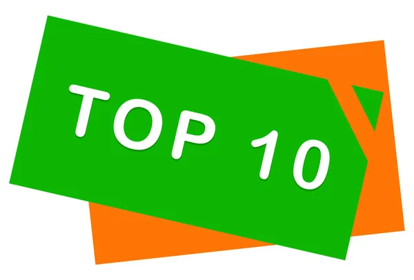 Top 10 web Tlačítko samolepky — Stock fotografie