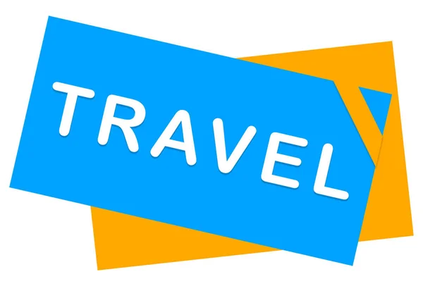 Travel web Sticker Button — Stock Photo, Image