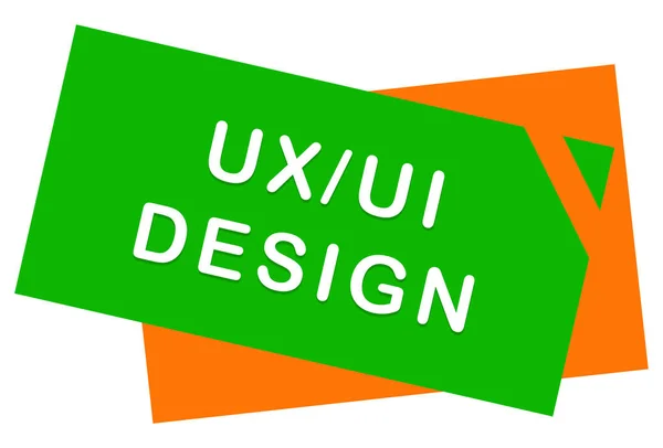UX UIデザインWebシールボタン — ストック写真