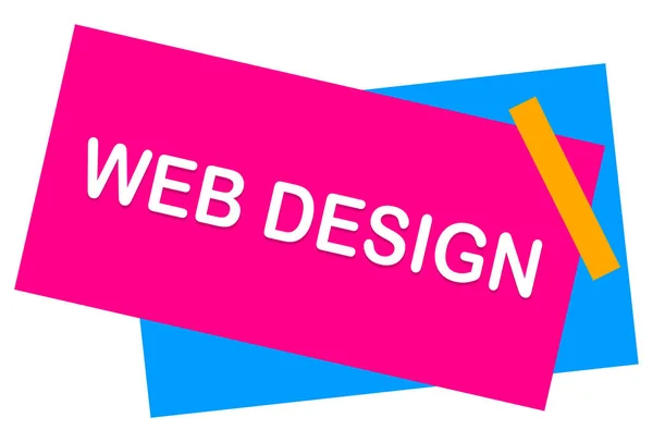 Webdesign Web sticker knop — Stockfoto