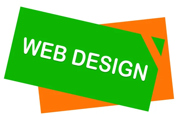 Webdesign Web sticker knop — Stockfoto