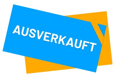 ausverkauft web Sticker Button