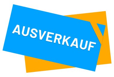 ausverkauf web Sticker Button