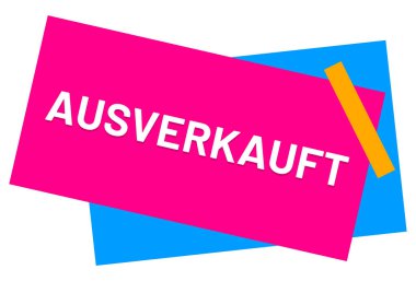 ausverkauft web Sticker Button