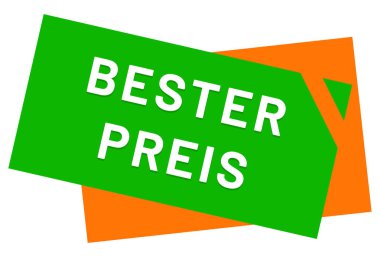 Bester Preisweb Sticker Düğmesi