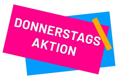 Donnerstagsaktion Web Yapıştırıcı Düğmesi
