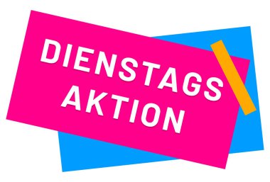 Dienstagsaktion Ağ Yapıştırıcı Düğmesi