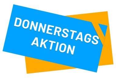 Donnerstagsaktion Web Yapıştırıcı Düğmesi