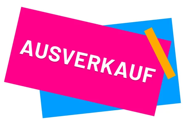 Ausverkauf web Sticker Button — Φωτογραφία Αρχείου