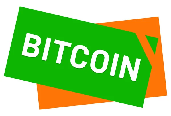 Bouton d'autocollant web Bitcoin — Photo