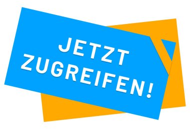Jetzt zugreifen! web Sticker Button