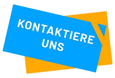 kontaktiere uns web Sticker Button
