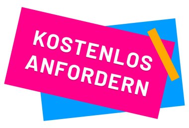 kostenlos anfordern web Sticker Button