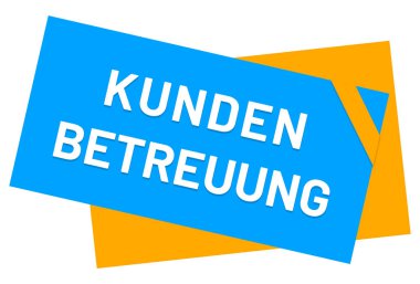 Kundenbetreuung web Sticker Button