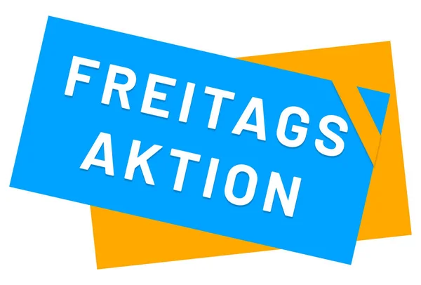 Freitagsaktion Web Yapıştırıcı Düğmesi — Stok fotoğraf