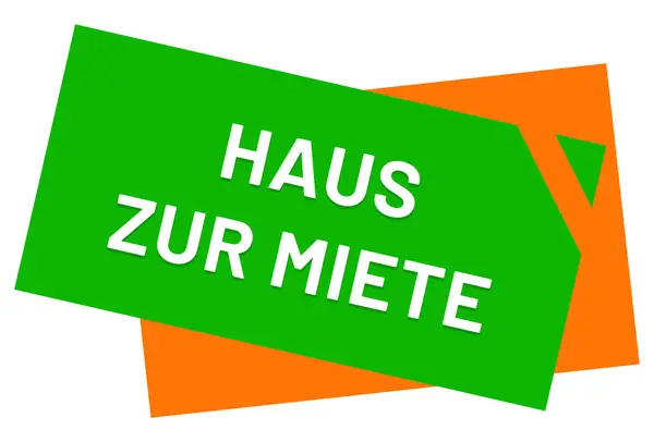 Haus zur Miete Web Sticker Button — Stockfoto