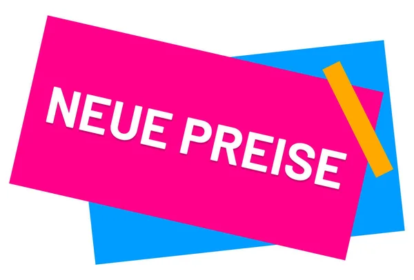 Neue Preise web Sticker Button — Stok fotoğraf