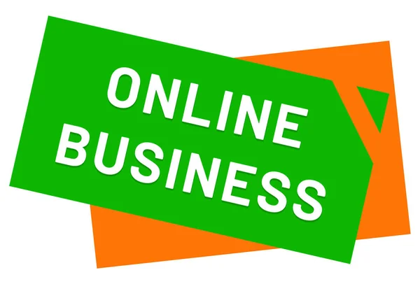 Online-Geschäft Web-Sticker-Taste — Stockfoto