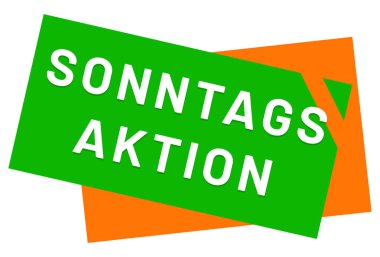 Sonntagsaktion Web Yapıştırıcı Düğmesi