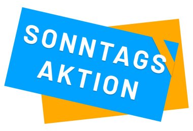 Sonntagsaktion Web Yapıştırıcı Düğmesi