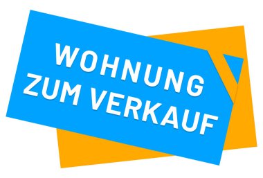 Wohnung zum Verkauf web Sticker Button