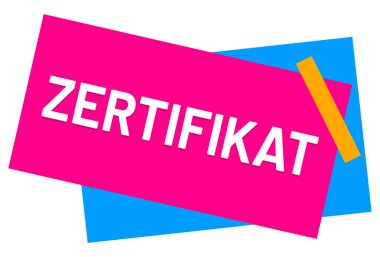 Zertifikat Web Yapıştırıcı Düğmesi