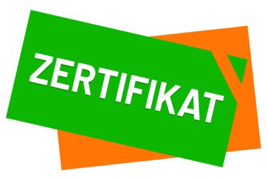 Zertifikat Web Yapıştırıcı Düğmesi