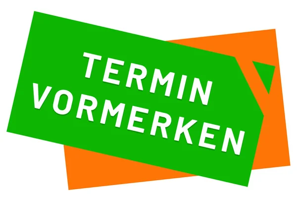 Termin-Sticker-Taste — Stockfoto