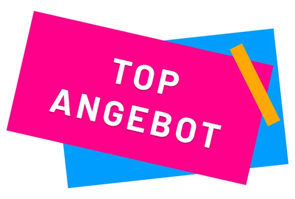 Top Angebot web Sticker Button — Stok fotoğraf