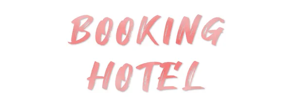 Booking hotel web Sticker Button — Stock Photo, Image