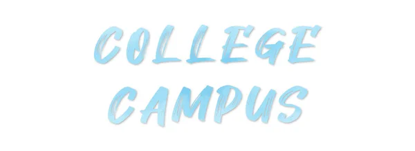 College campus Web sticker knop — Stockfoto