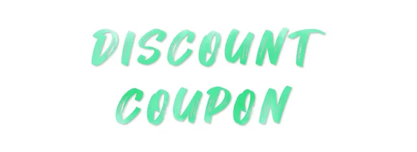 Discount coupon web Sticker Button — Stock Photo, Image